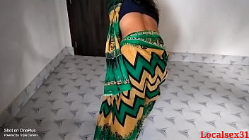 Green Saree indian Mature Hook-up In Fivester Hotel ( Official Flick By Localsex31)