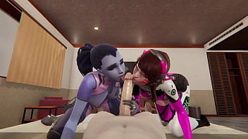 Overwatch Compilation D.VA and Widowmaker l 3 dimensional toon