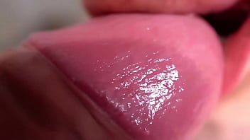 Blowjob, doggy style and sugary-sweet cum-shot closeup macro