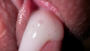 Utterly closeup hook-up with friend's fiance, cock-squeezing milky white-hot plumb and jism on stretched cunny