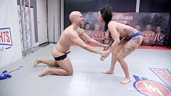 Dan Ferrari Keeps His Streak Alive, Facefucks and Smashes Lily Lane Right On The Mat